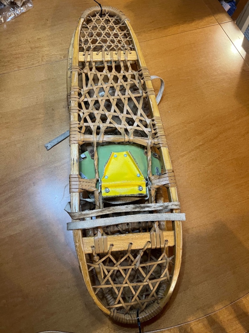 Vintage Vermont Tubbs Wooden Snowshoes-Cabin/Lodge Decor